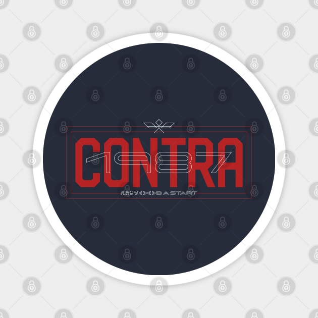 Contra 1987 Magnet by BadBox